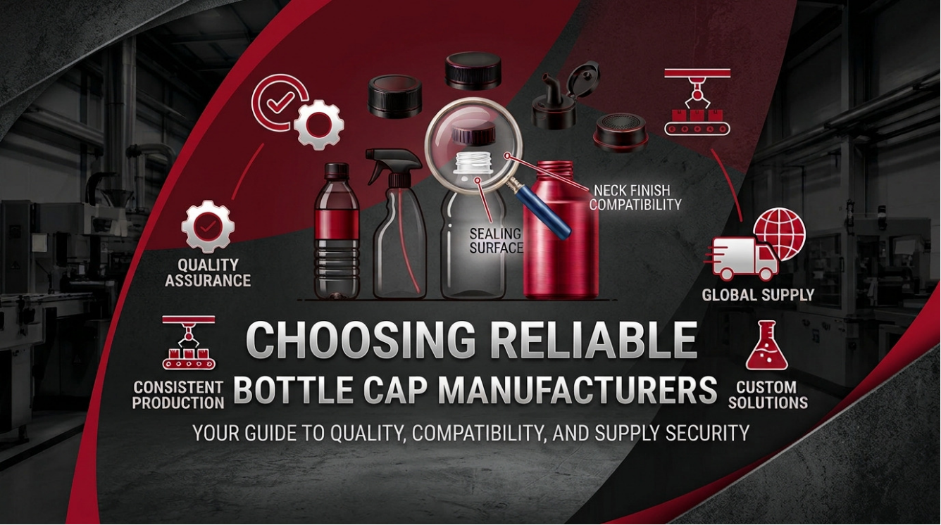 Reliable bottle cap manufacturers for quality, compatibility, and supply security