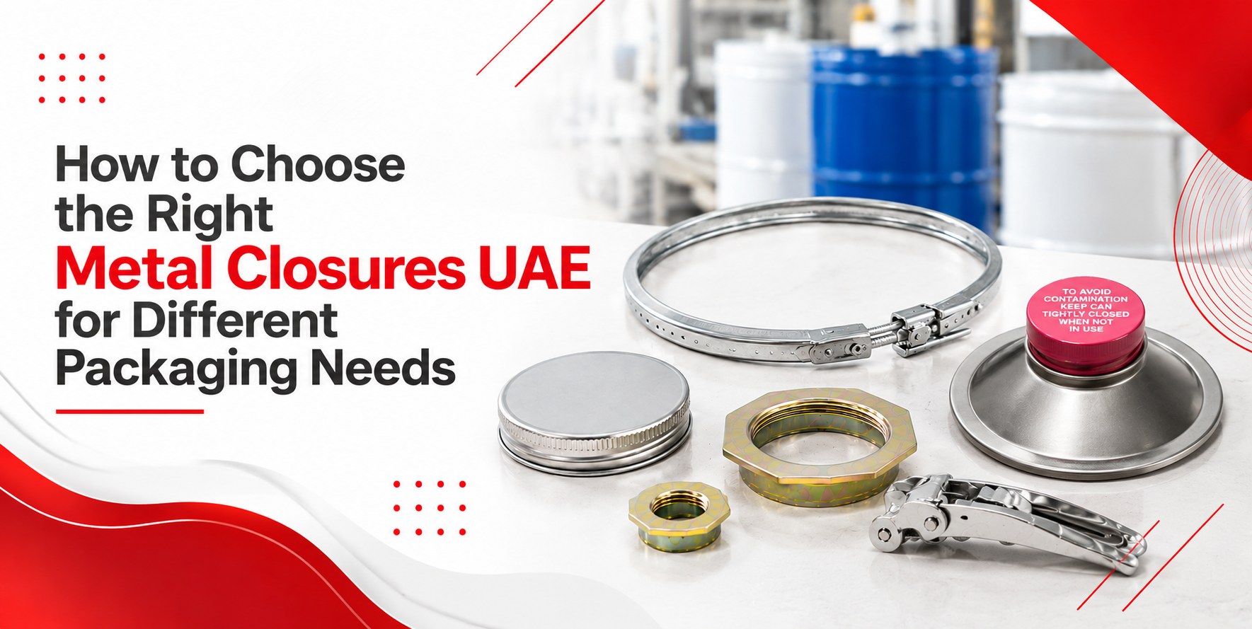 Metal Closures UAE for Different Packaging Needs